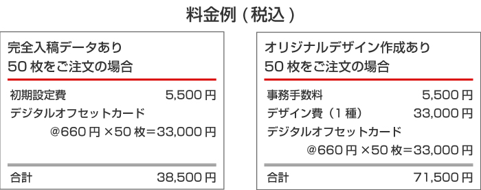 料金例(税込)